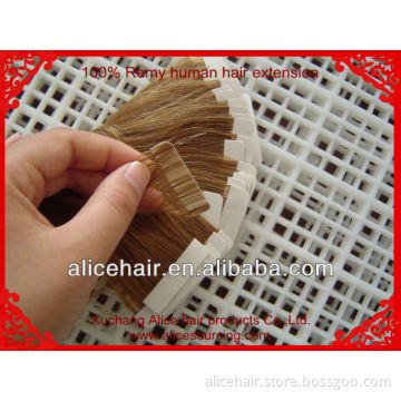 Wholesale price indian remy tape human hair extension
